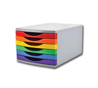 5 Star 6 Drawer Tower 6x30mm 180mm Rainbow FS677826