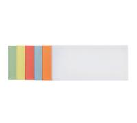 5 Star 910776 Prompt Cards Rectangular Assorted Colours 9.5 x 20.5 cm 130 g/m2 P