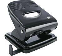 5 Star 918826 Punch 2-Hole Metal with Plastic Base Capacity 30x 80gsm - Black