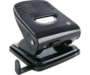 5 Star 918826 Punch 2-Hole Metal with Plastic Base Capacity 30x 80gsm - Black