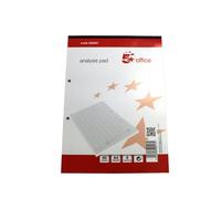 5 Star A4 Analysis Pad 8 Cash Column 80 Sheets 70gsm 330291