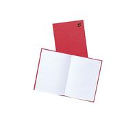 5 Star Casebound Manuscript Book - Ruled 192 Pages A5 70gsm - Pack of 5, Red