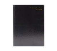Condiary Academic Diary Day per Page A4 Black 2025-2026