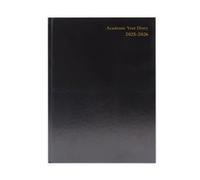 Condiary Academic Diary Day per Page A5 Black 2025-2026 - KF1A5ABK25