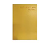 5 Star Academic Diary Week To View A4 Yellow 2025-2026 KF3A4AYL25