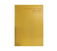 5 Star Academic Diary Week To View A4 Yellow 2026-2027 KF3A4AYL26