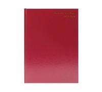 5 Star Academic Diary Week To View A5 Burgundy 2025-2026 KF3A5ABG25