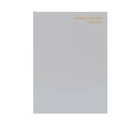 5 Star Academic Week To View Diary A5 Silver Grey 26-27 FS668132