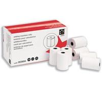 5 Star Adding Machine Roll Single Ply 55gsm W57xD70xCore12.7mm White [Pack of 20]