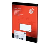 5 Star Address Labels Inkjet 99.1x38.1mm White (Pack of 1400) 905025
