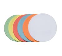 5 Star Assorted Prompt Cards Circular 19.5 cm Diameter 100% Recycled Paper 130 GSM Pack of 250