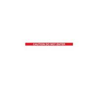 5 Star Back/End Barrier Black Caution Do Not Enter Red/White 3m