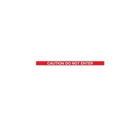 5 Star Back/End Barrier Black Caution Do Not Enter Red/White 7.6m