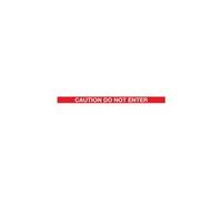 5 Star Back/End Barrier Black Caution Do Not Enter Red/White 7.6m