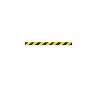 5 Star Back/End Barrier Yellow with Yellow/Black Chevron 9.1m