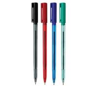 5 Star Ball Pen Medium 1.0mm Tip 0.5mm Line Blue (Pack of 20)