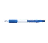 5 Star Ball Pen Retractable Medium 1.0mm Tip 0.4mm Line Blue [Pack of 10]