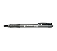 5 Star Office Retractable Ball Pen Medium 1.0mm Tip 0.7mm Line Black (Pack of 20)