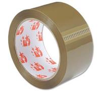 Buff Packaging Tape -Pack of 6 Rolls