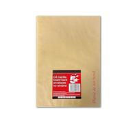5 Star C4 Envelopes Board Backed Peel and Seal 120gsm Manilla (Pack of 10) FS600618