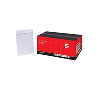 5 Star Envelopes Pocket Peel and Seal 100gsm White C4 Ref [Pack of 250]