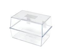5 Star Card Index Box 6X4IN Crystal