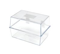5 Star Card Index Box 6X4IN Crystal