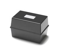 5 Star Card Index Box 8X5 Inch Black