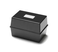 5 Star Card Index Box 8x5 Inch Black FS676891