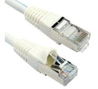 5 Star Cat6A S/STP LSOH Patch Cable Snagless 3m White FS686960