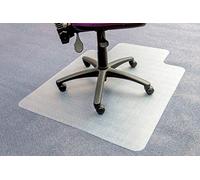 5 Star Chair Mat Carpet Protection PVC W1150xD1340mm Clear/Transparent