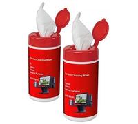 5 Star Cleaning Wipes for PC Screens Casings Keyboards [Pack of 100] Pack of 2