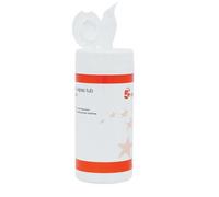 5 Star Cleaning Wipes for Telephone Bactericidal Non-hazardous 10 Drums of 100