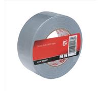 5 Star Cloth Tape Heavyduty Waterproof Tearable Multisurface 50mmx50m Silver