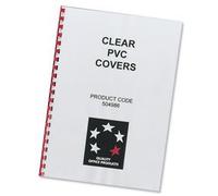 5 Star Comb Binding Covers PVC 150 micron A4 Clear [Pack 100]