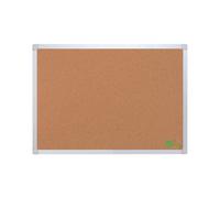 5 Star Cork Board with Wall Fixing Kit Aluminium Frame 1200x900mm 940600