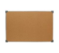 5 Star Cork Board with Wall Fixing Kit Aluminium Frame 900x600mm 940597