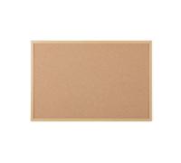 5 Star Cork Noticeboard Oak Effect Frame 900x600mm FS669041