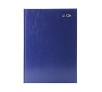 5 Star Desk Diary Day Per Page A5 Blue 2026 KFA51BU26
