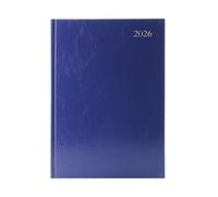5 Star Desk Diary Day Per Page Appointment A5 Blue 2026 KFA51ABU26