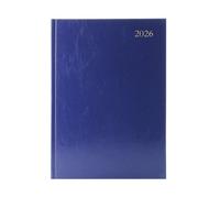 5 Star Desk Diary Day Per Page Appointment A5 Blue 2026 KFA51ABU26