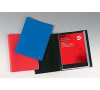 5 Star Display Book Soft Cover Lightweight Polypropylene 20 Pockets A4 Black