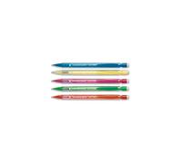 5 Star Disposable Mechanical Pencil Retractable with 3 x 0.7mm Lead Assorted Barrels [Pack 10]