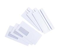 5 Star DL Window Wallet Envelope Press Seal 80gsm 110x220mm White (Pack of 1000) 638515