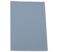 Fivestar 5 Star Office Square Cut Folder Recycled Pre-Punched 250Gsm Foolscap Blue Pack 100