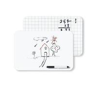 5 Star Frameless Non-Magn Whiteboard Plain/Grd A4 Pack of 12 FS669012