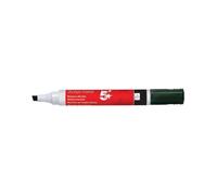 5 Star Drywipe Marker Chisel Tip Xylene/Toluene-free 2-5mm Line Black (Pack of 12) 939948