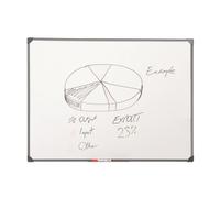 5 Star Drywipe Non-Magnetic Board with Fixing Kit and Detachable Pen Tray 900x600mm 296972