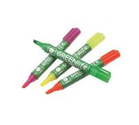 5 Star Eco Highlighter Chisel Tip 1-5mm Line Wallet Assorted (Pack of 4)