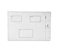 5 Star Waterproof Polythene Envelope Peel/Seal 245x320mm 50mm Flap Opaque (Pack of 100) 935787